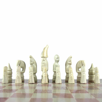 Africa Soapstone Carved Chess Set