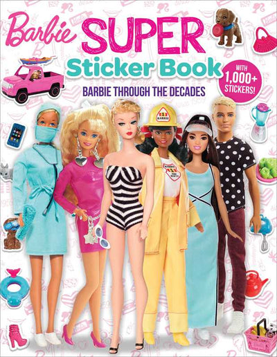 Simon & Schuster - Barbie: Super Sticker Book: Through the Decades by Marilyn Easton