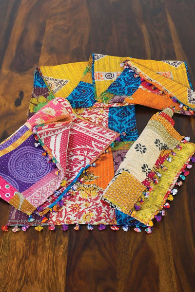 Sevya Handmade - Kantha Table Runner