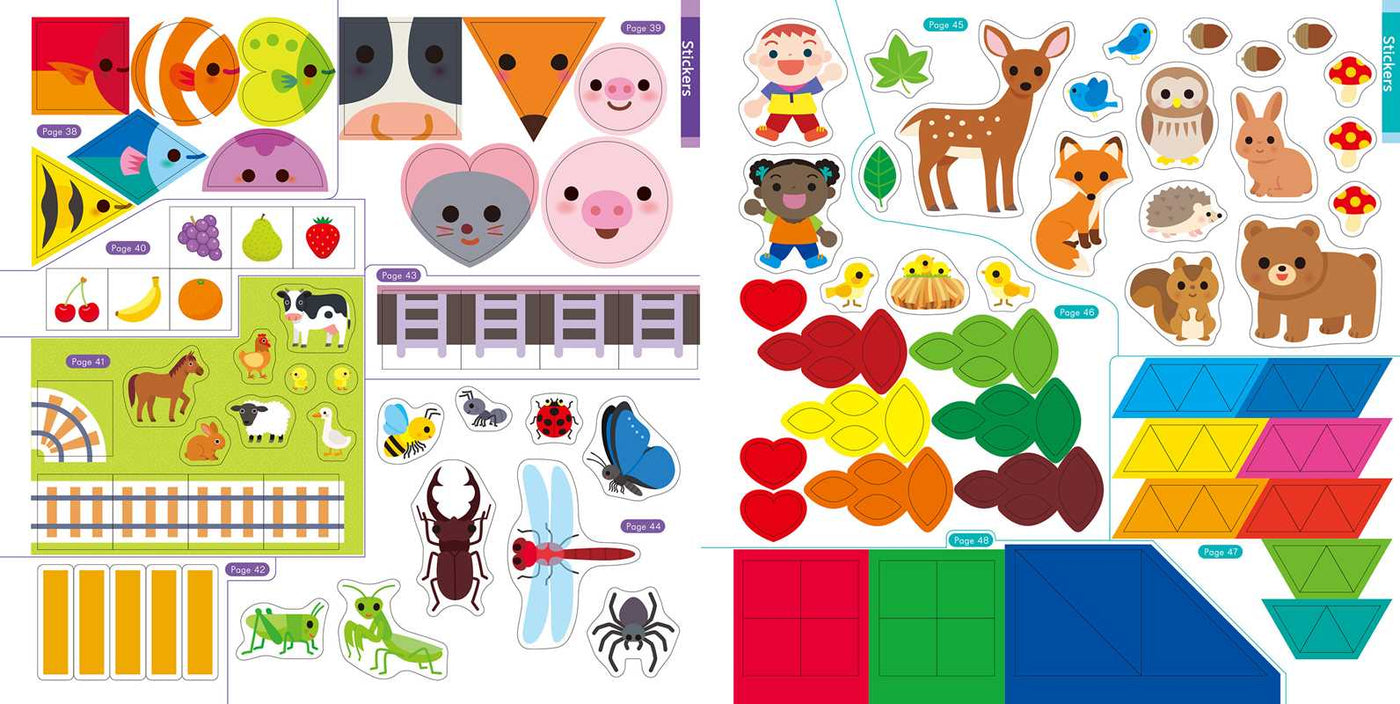 Simon & Schuster - Play Smart 500 Stickers Our Favorite Things by Gakken early childhood experts