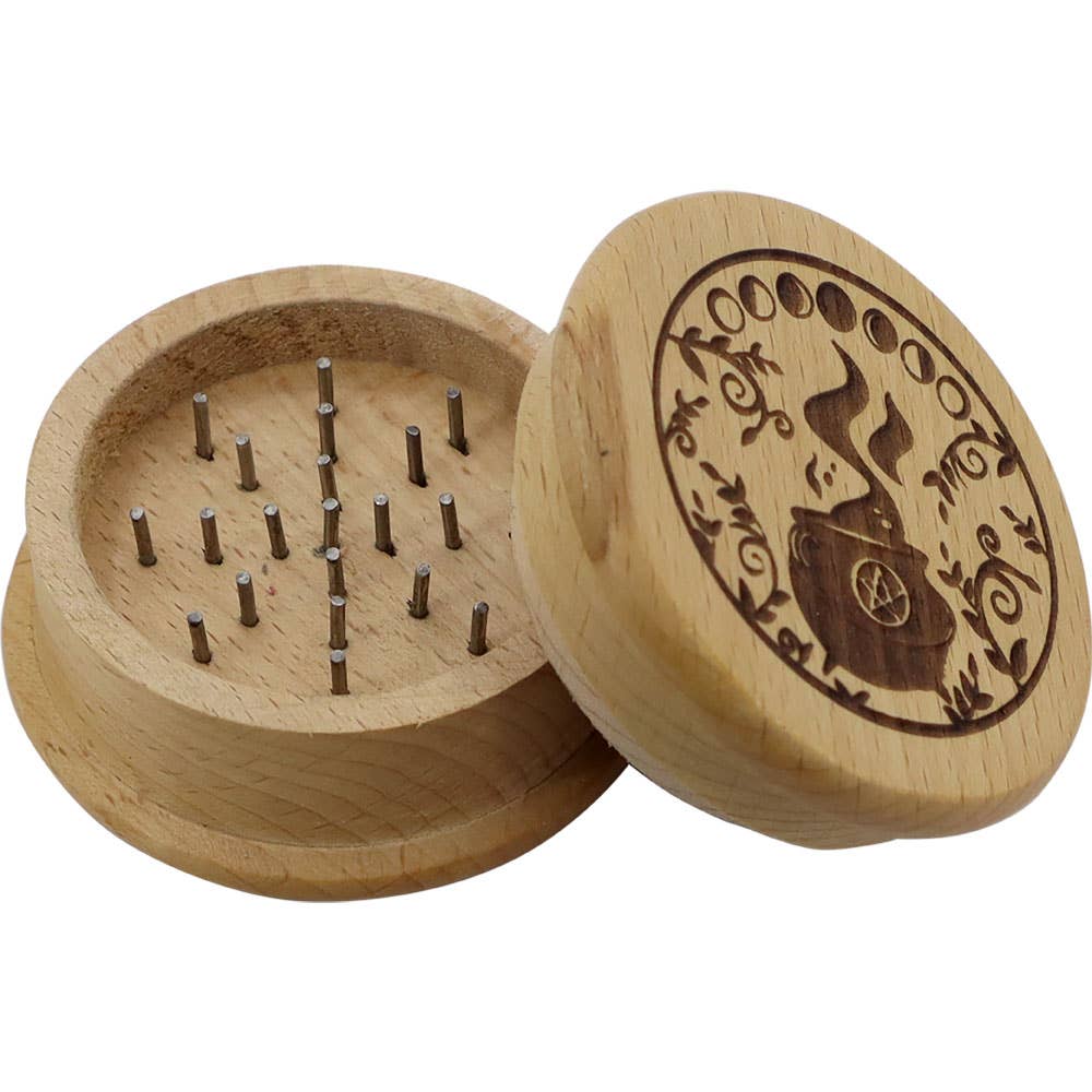 Wood Herb Grinder-Cauldron-Kheops International