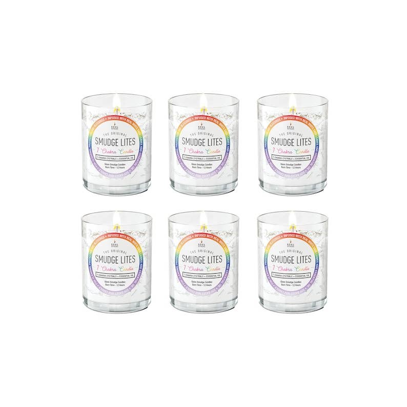 'Smudge Lites' 7 Chakras Votive Smudge Candle -Designs by Deekay Inc.