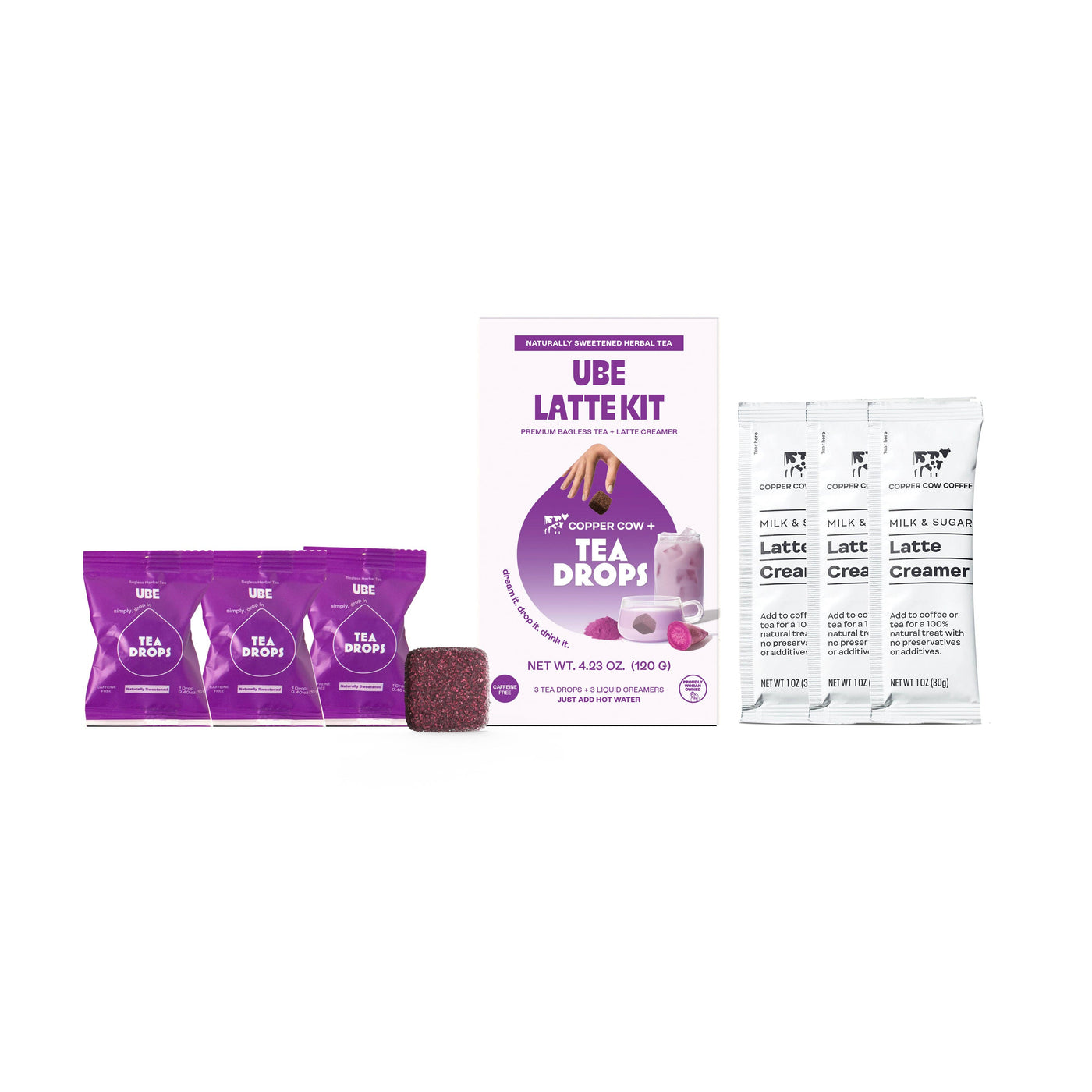 Ube Latte Kit - Tea Drops - (Case of 6) 3ct