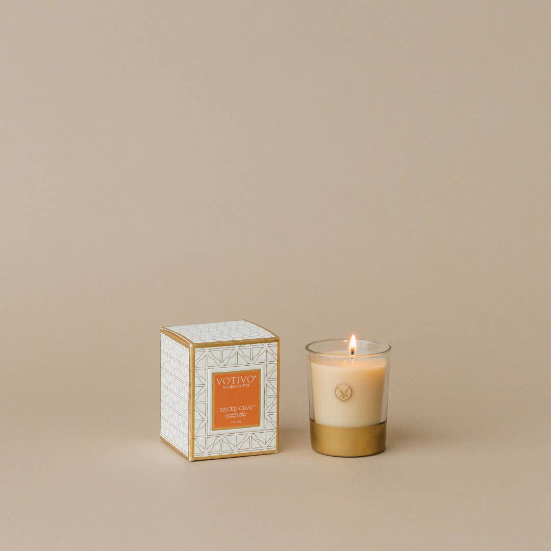 Spiced Chai-Holiday Collection Votive Candle-Votivo