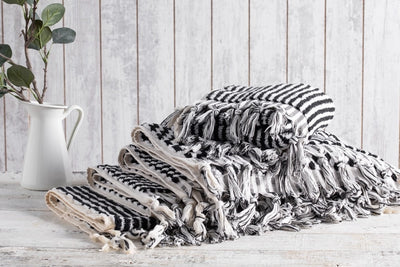 Stripe Bubble Hand-loomed Turkish Hand Towels