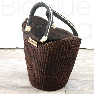 U Shopper Small - Chocolate Brown-Big Blue Moma