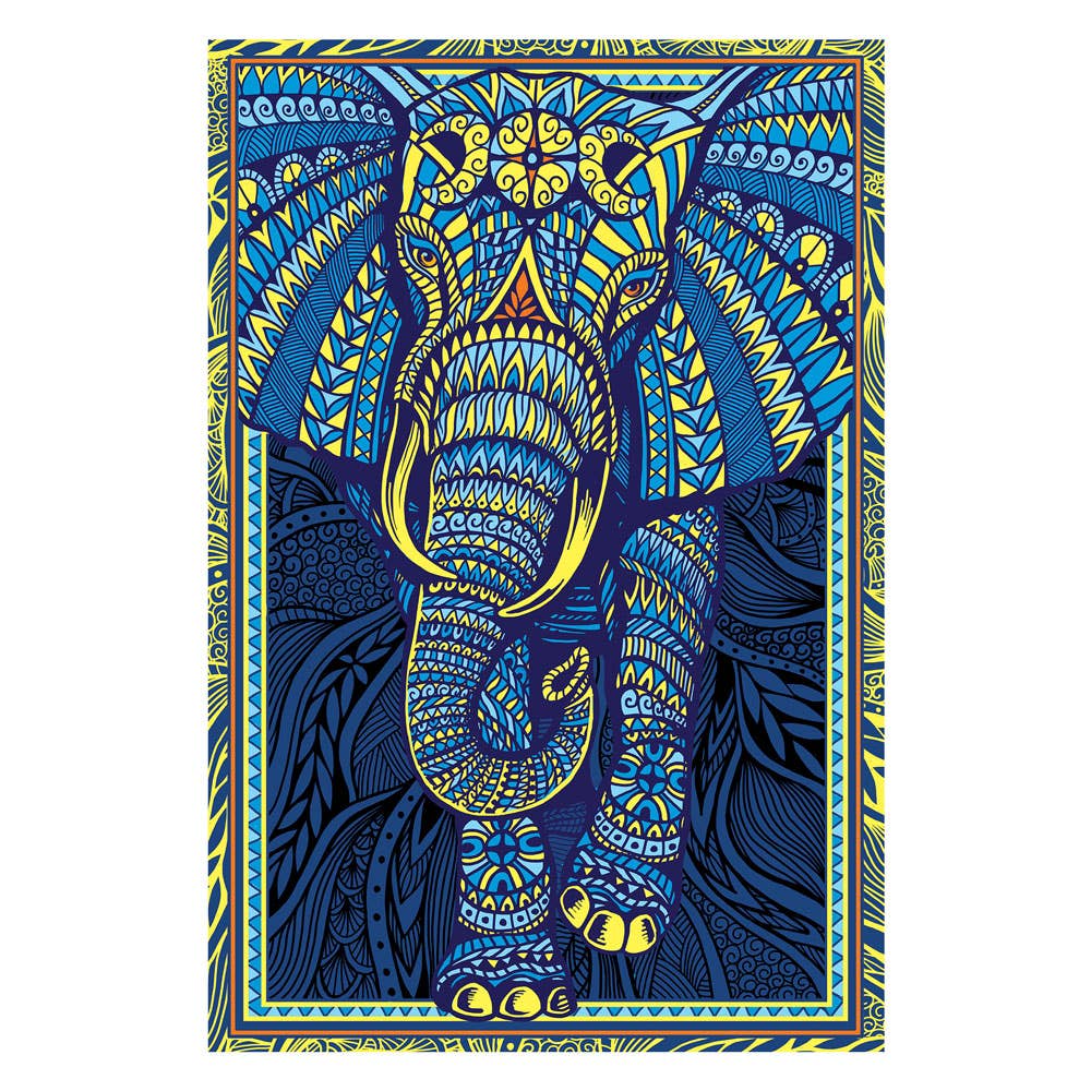 Benjamin International - Elephant 3D Tapestry