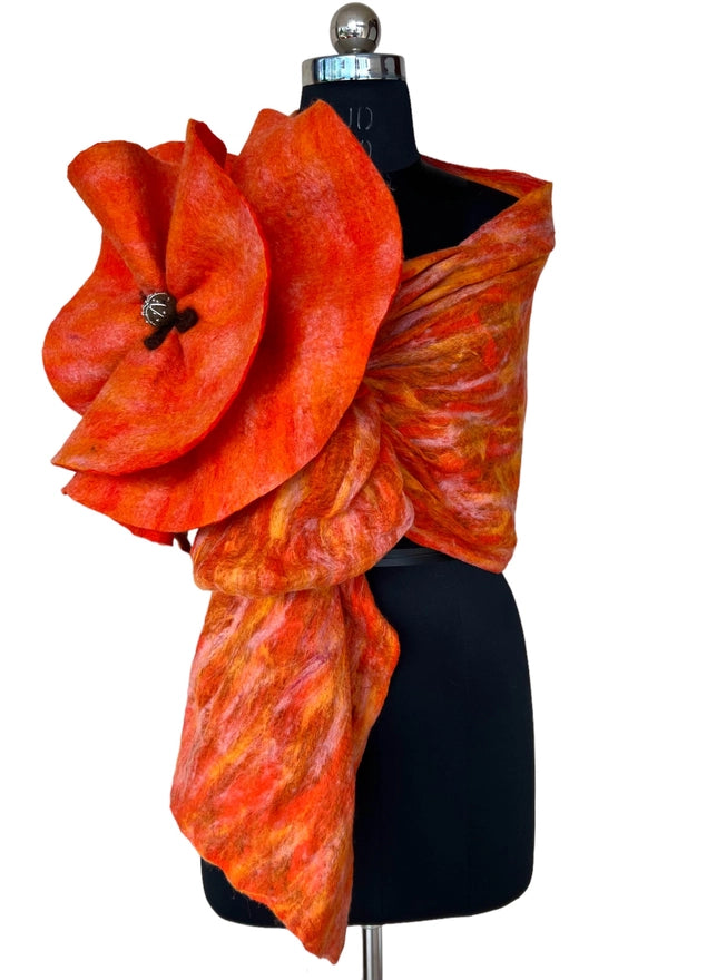 Oriental Poppy - Orange Wrap