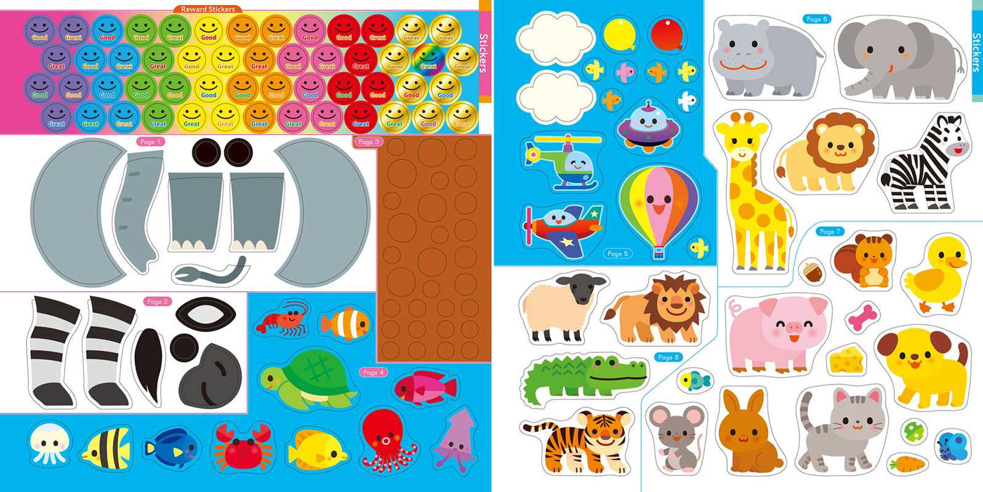 Simon & Schuster - Play Smart 500 Stickers Our Favorite Things by Gakken early childhood experts