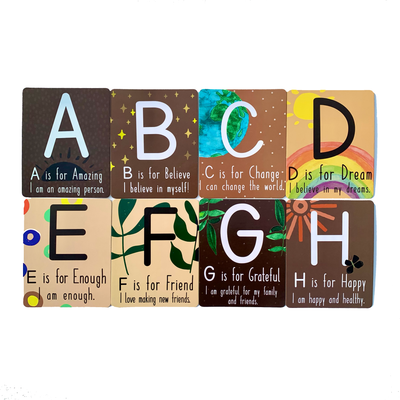 Kids For Culture - Alphabet Affirmation Flashcards