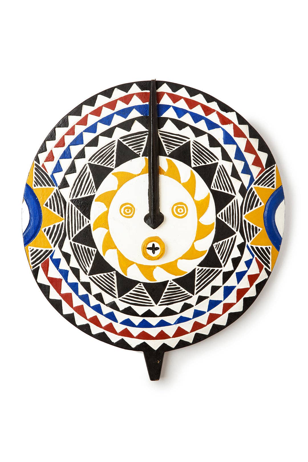 Large Hunu Decorative Wooden Sun Wall Mask