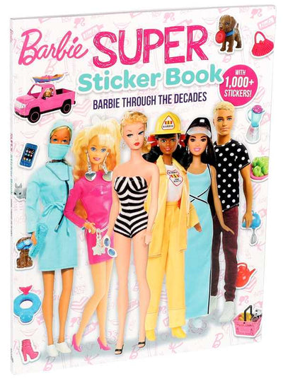 Simon & Schuster - Barbie: Super Sticker Book: Through the Decades by Marilyn Easton