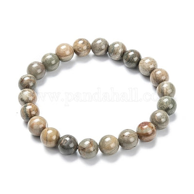 8mm Crystal Gemstone Energy Bead Stretch Bracelets - Benjamin International