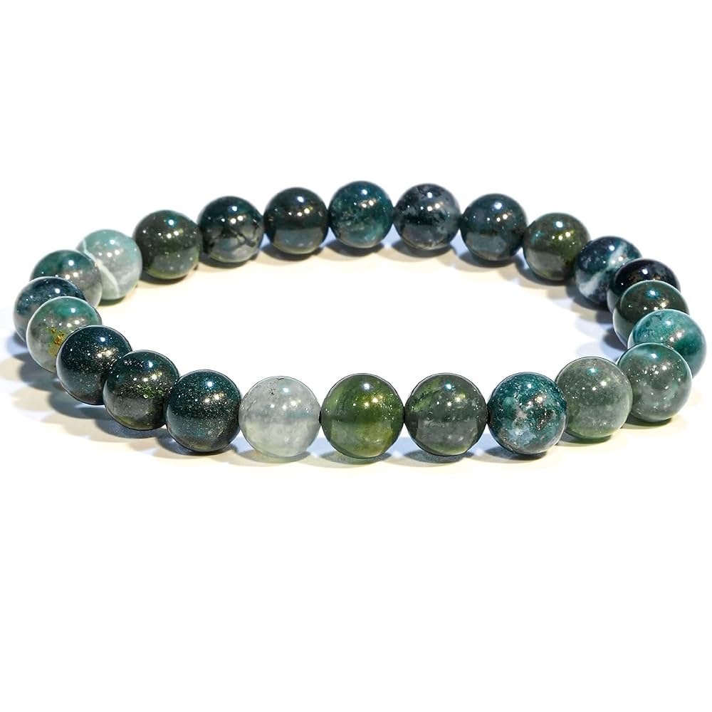 8mm Crystal Gemstone Energy Bead Stretch Bracelets - Benjamin International