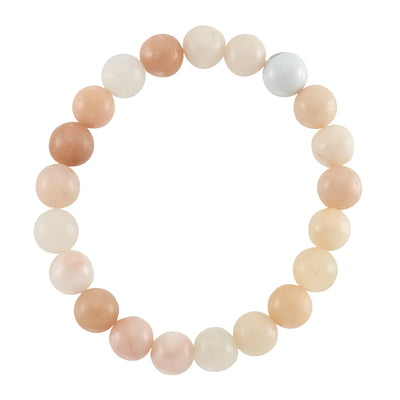 8mm Crystal Gemstone Energy Bead Stretch Bracelets - Benjamin International