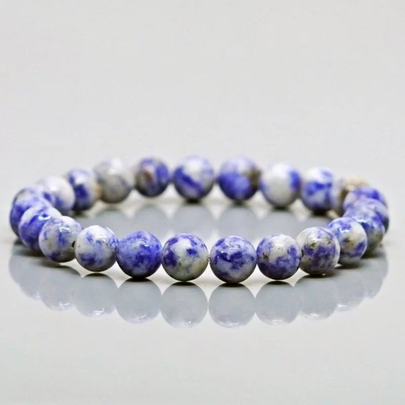 8mm Crystal Gemstone Energy Bead Stretch Bracelets - Benjamin International