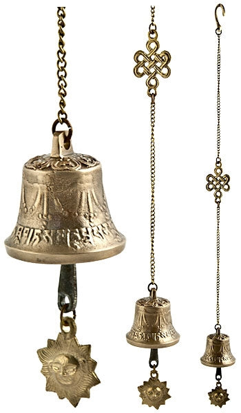 Tibetan Temple Bell - 2"H, 2"D (23"L)