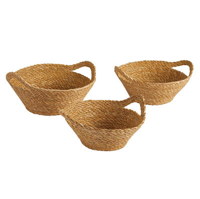 Seagrass Decor Baskets - Set of 3