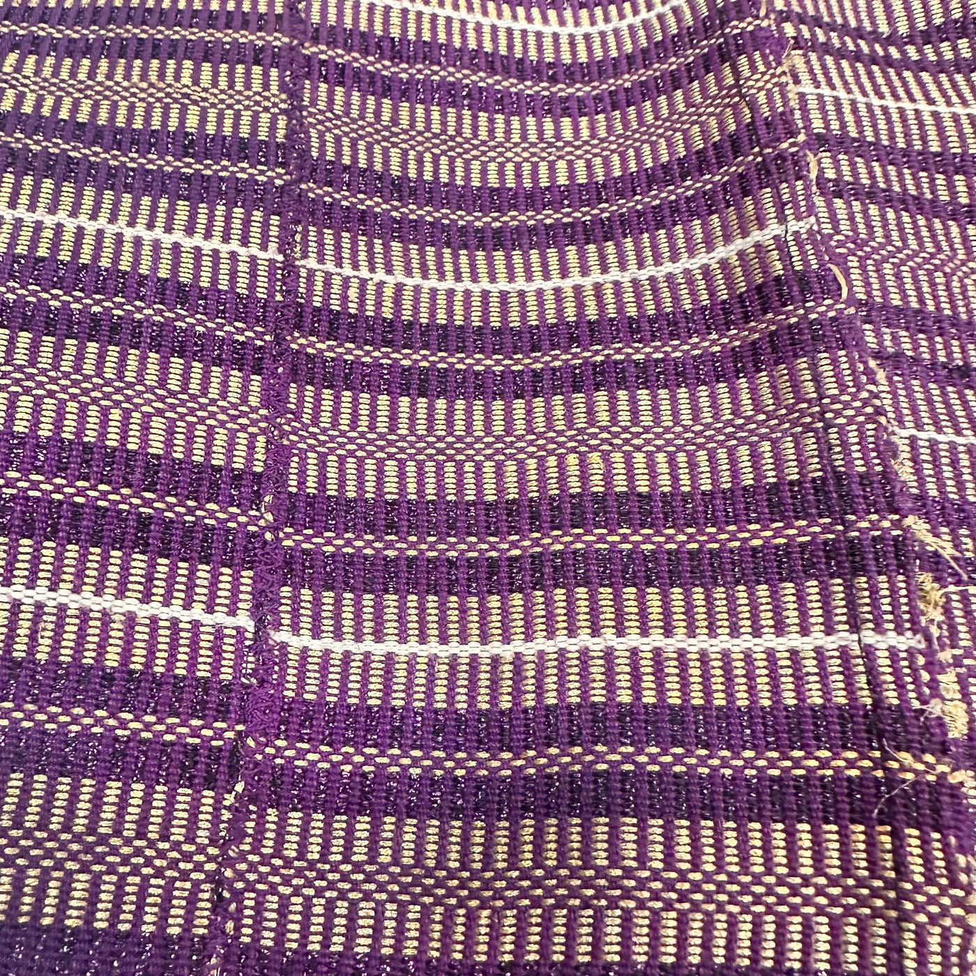 Purple Kente /Gold Threads