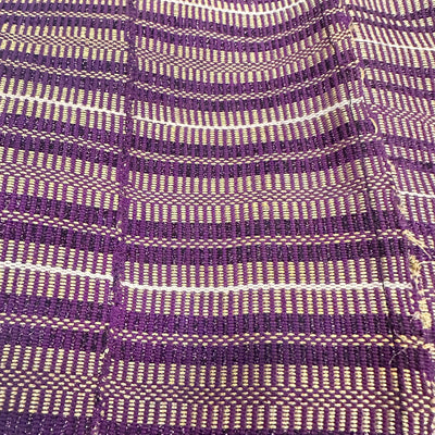 Purple Kente /Gold Threads