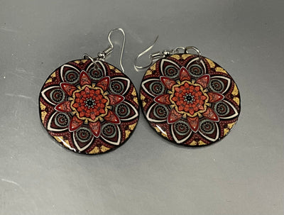 Peruvian Gourd Earrings 2