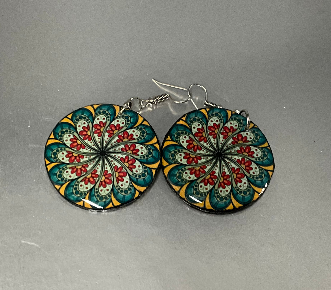 Peruvian Gourd Earrings 2