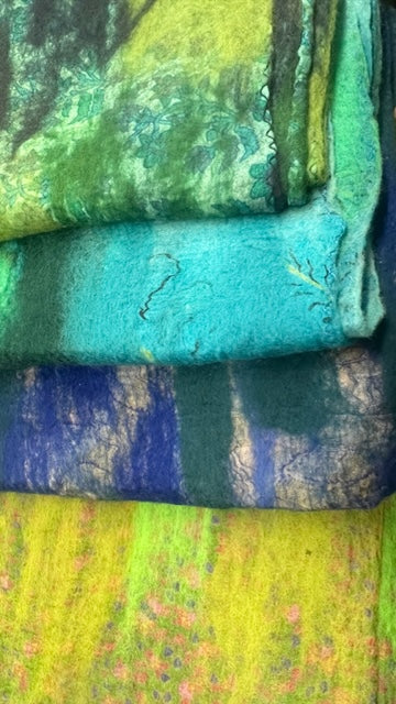 Merino Wool and Silk Scarves Nepal