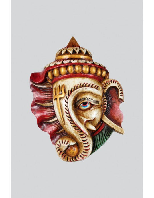 Ganesh Wooden Wall Hanging