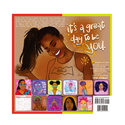 You Are Enough 2025 African American Wall Calendar