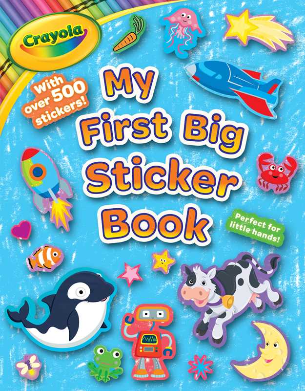 Simon & Schuster - Crayola: My First Big Sticker Book (A Crayola Coloring Sticker Activity Book for Kids) by BuzzPop