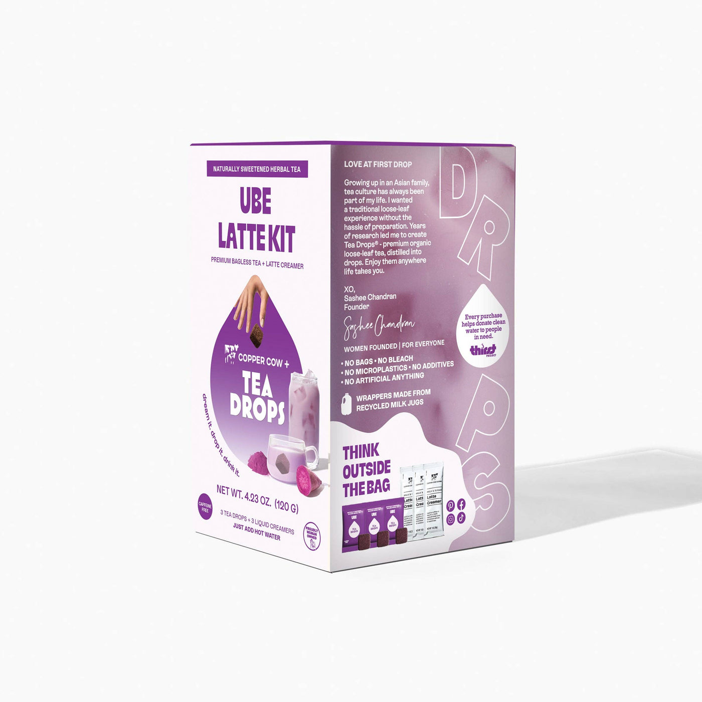 Ube Latte Kit - Tea Drops - (Case of 6) 3ct