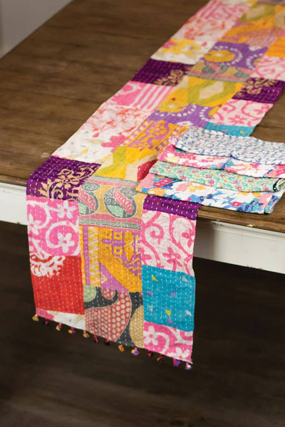 Sevya Handmade - Kantha Table Runner