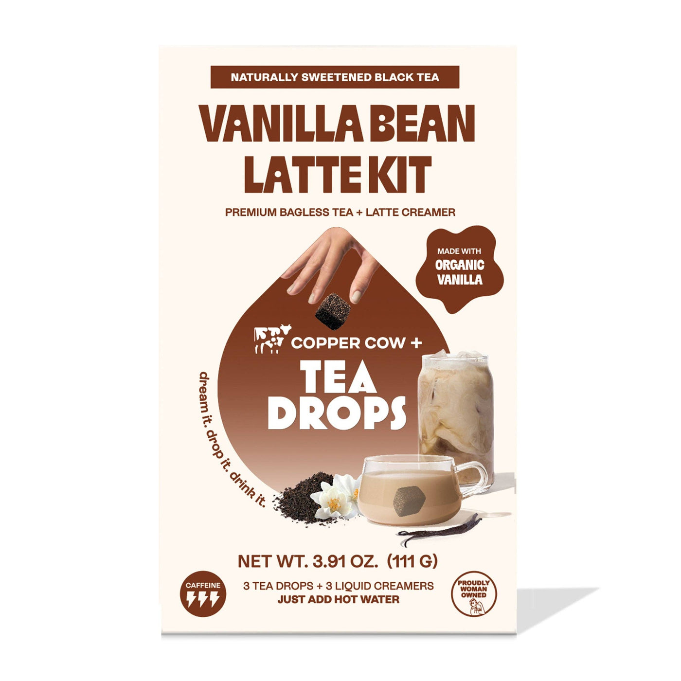 Vanilla Bean Latte Kit - Tea Drops - (Case of 6) 3ct