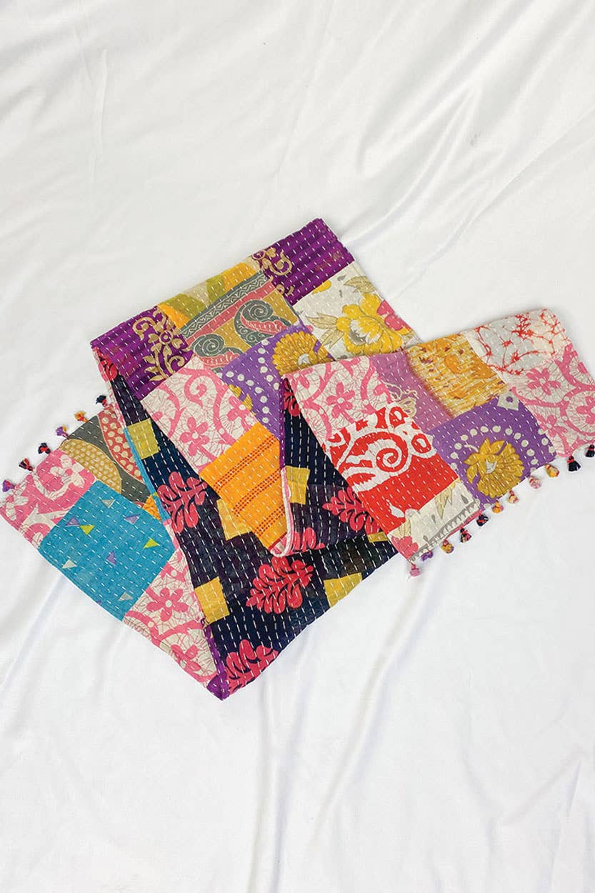 Sevya Handmade - Kantha Table Runner