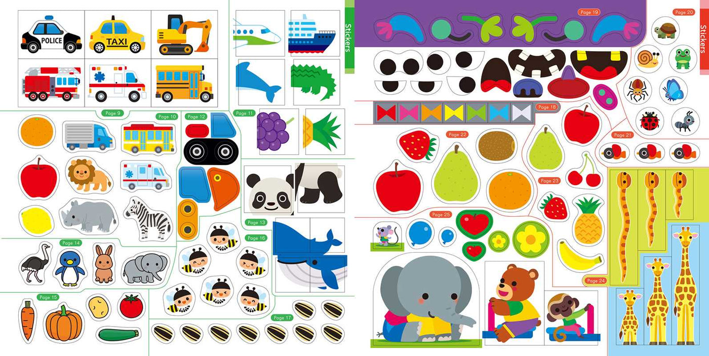 Simon & Schuster - Play Smart 500 Stickers Our Favorite Things by Gakken early childhood experts