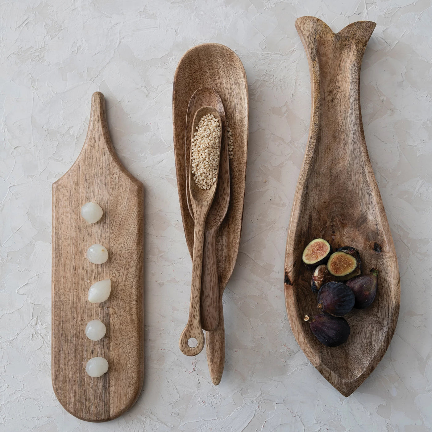 Mango Wood Spoon, Natural