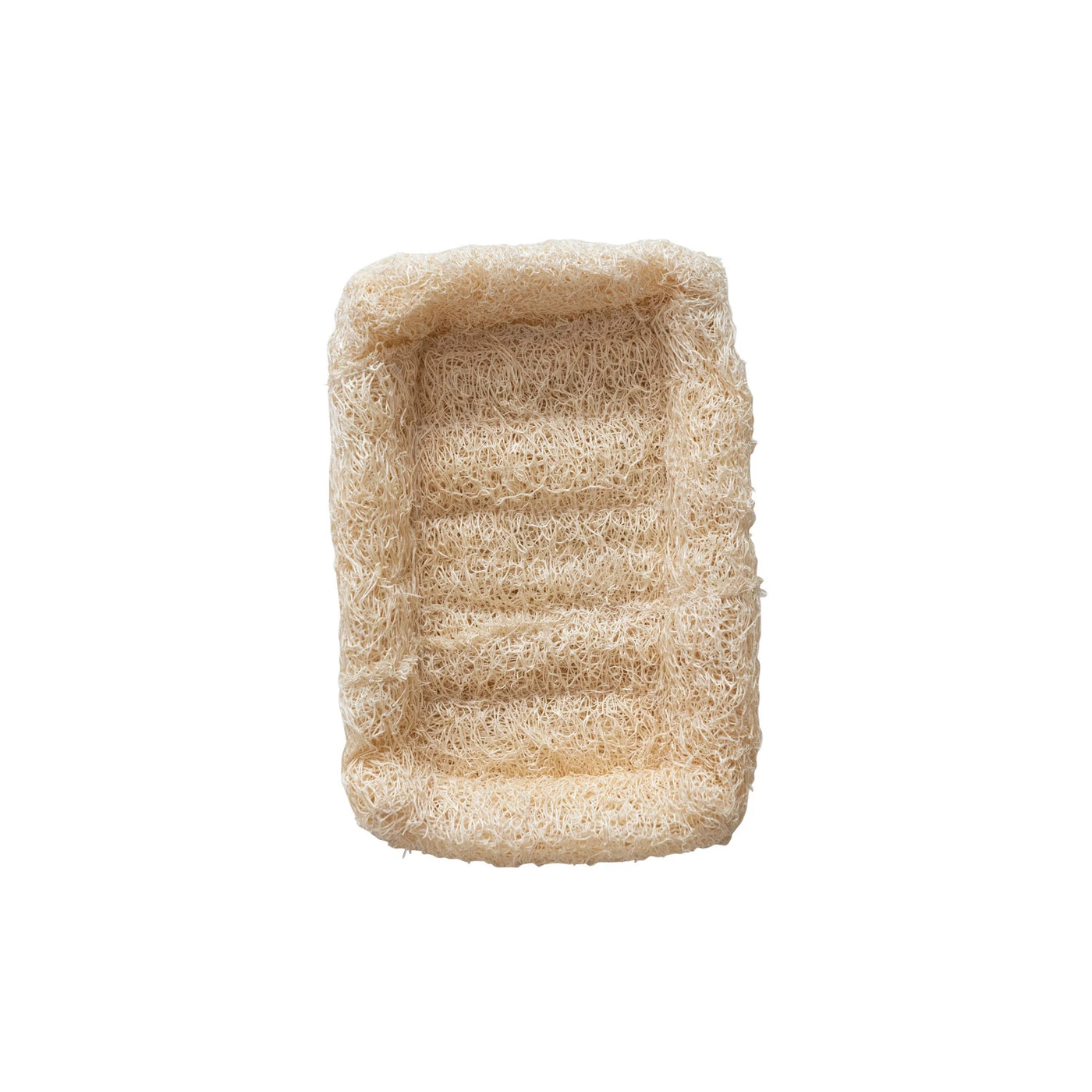 Natural Loofah Container Small