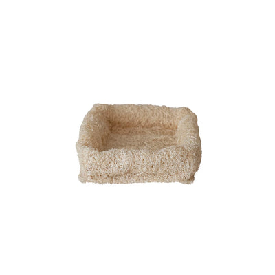 Natural Loofah Container Small