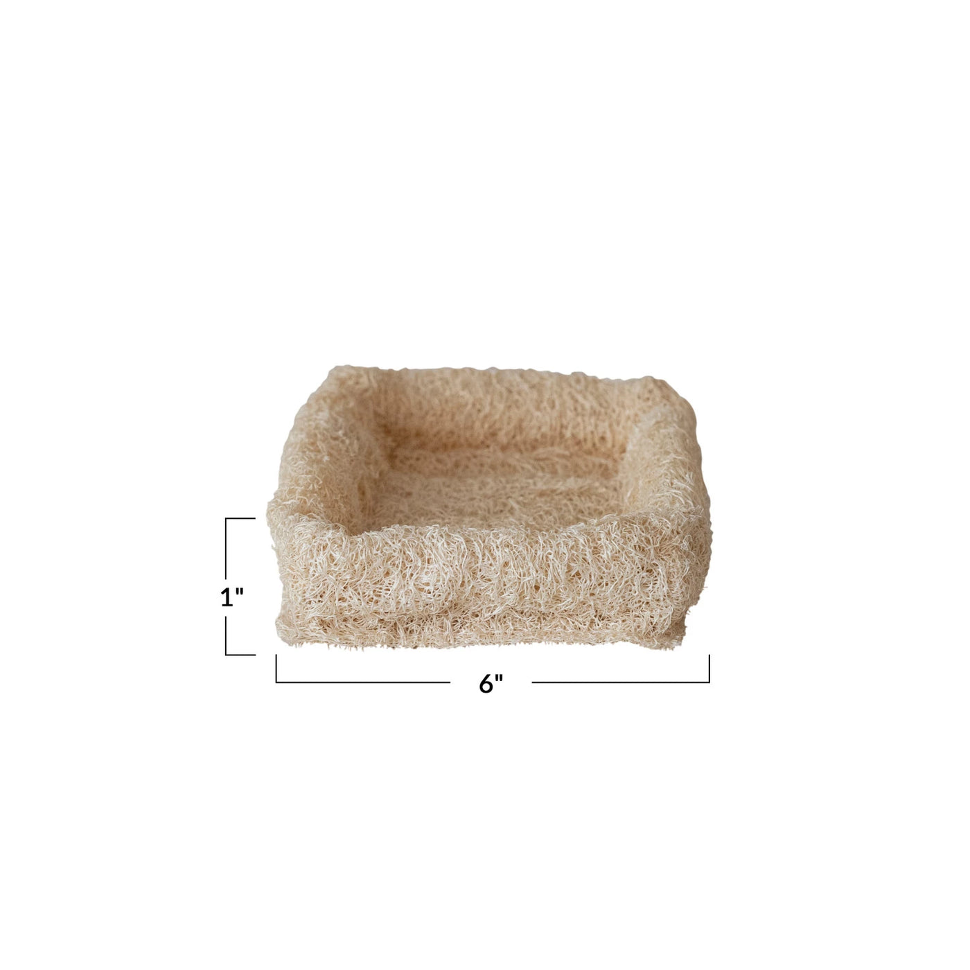 Natural Loofah Container Small