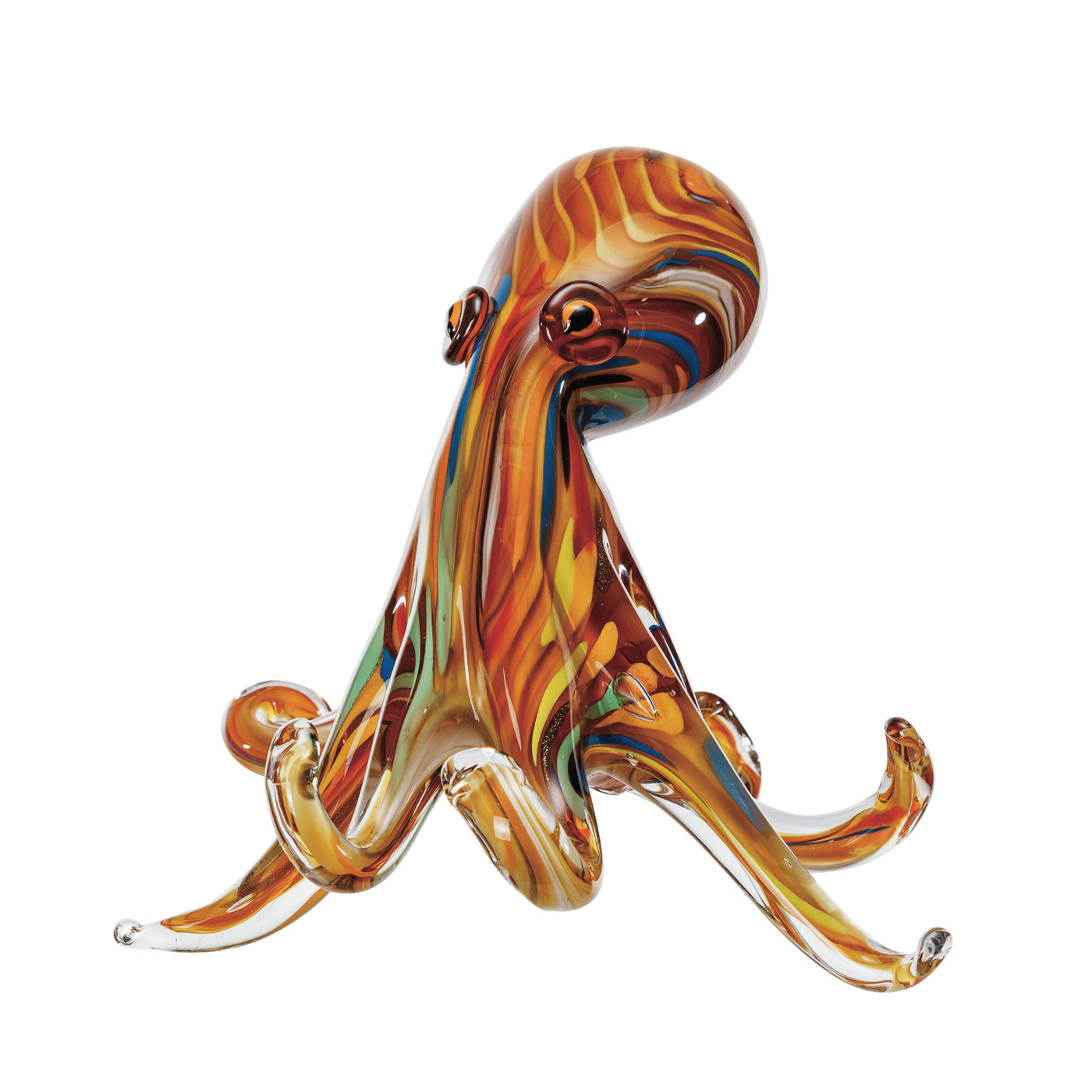 Handmade Art Glass Octopus