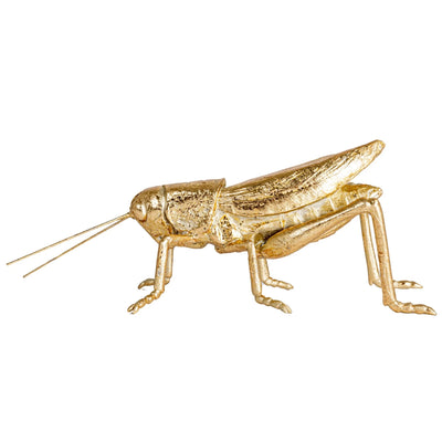 Resin & Metal Grasshopper, Gold Finish