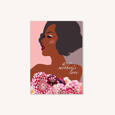 A Mother's Love Greeting Card-Beyoutifully Brown®