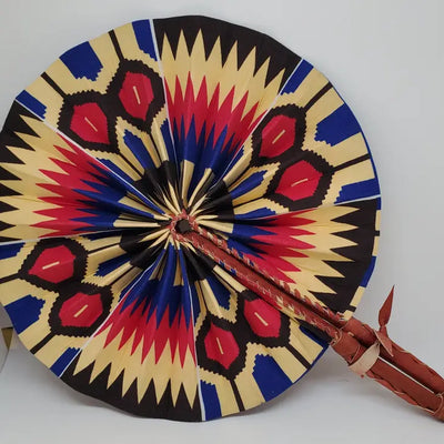 Wax Print Fan - World Peaces