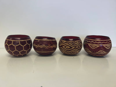 Assorted Gourd Bowl: Abstract-Gitzell FairTrade