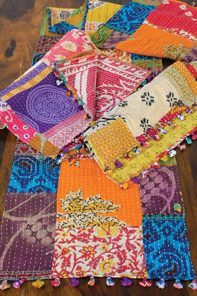 Sevya Handmade - Kantha Table Runner