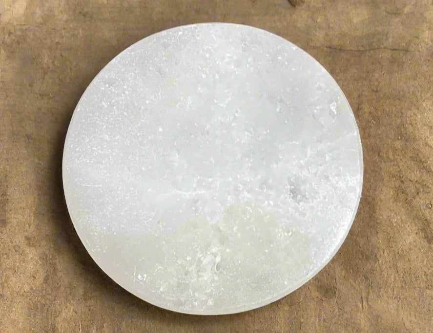 Selenite Charging Om Plate