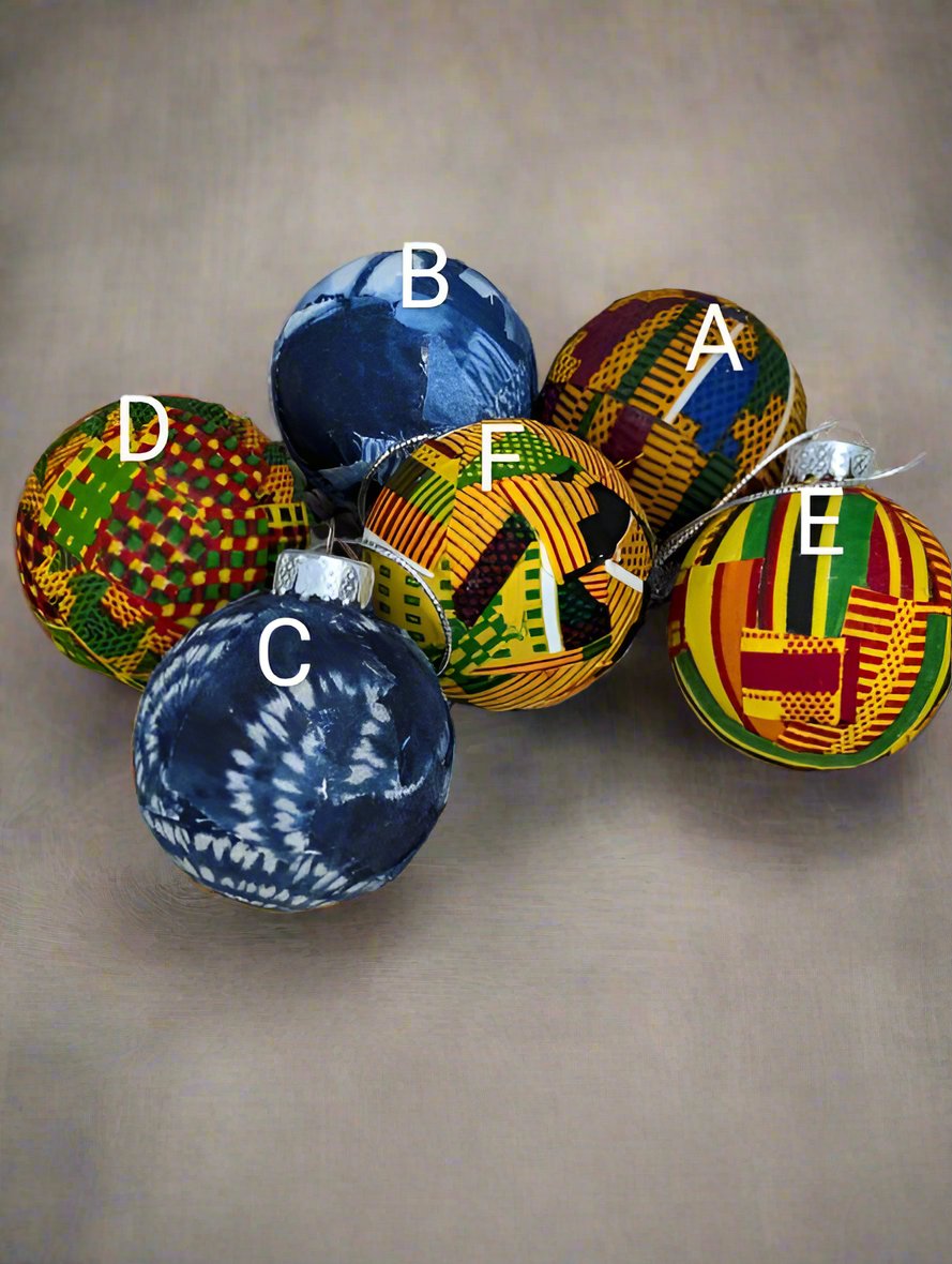 Fabric Christmas Balls