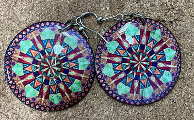 Peruvian Gourd Earrings 2