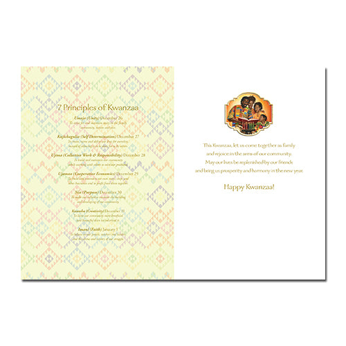 Happy Kwanzaa Family Celebration Card