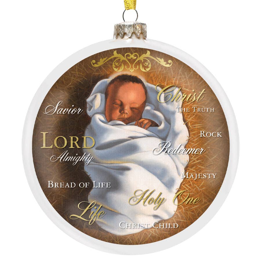 African American Expressions - ORN02 Baby Jesus Christmas Ornament